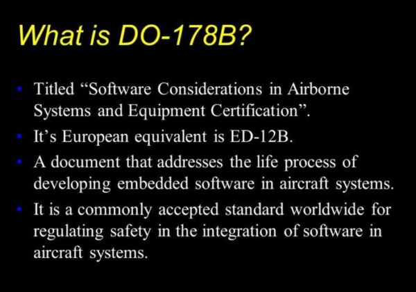 DO 178C: An Introduction to Airborne Software Certification Standard